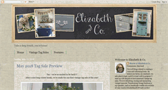 Desktop Screenshot of elizabethandcovintage.com